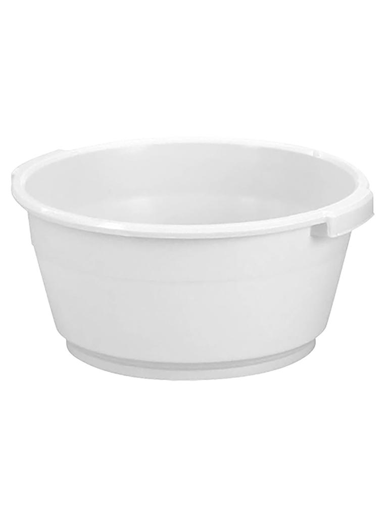 Poubelle à résidus - H 16 CM - 0,333 KG - Ø33,5 CM - Polypropylène - Blanc - 10 Litres - Denox - 600040