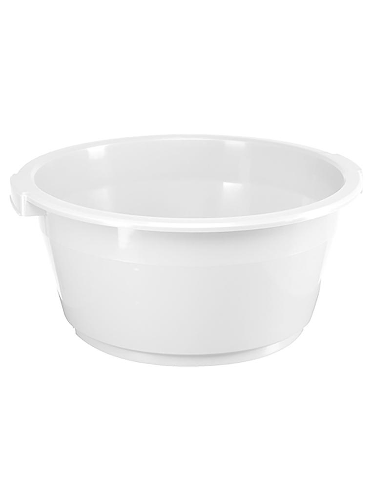 Poubelle à résidus - H 25 CM - 1,09 KG - Ø53,5 CM - Polypropylène - Blanc - 35 Litres - Denox - 600044
