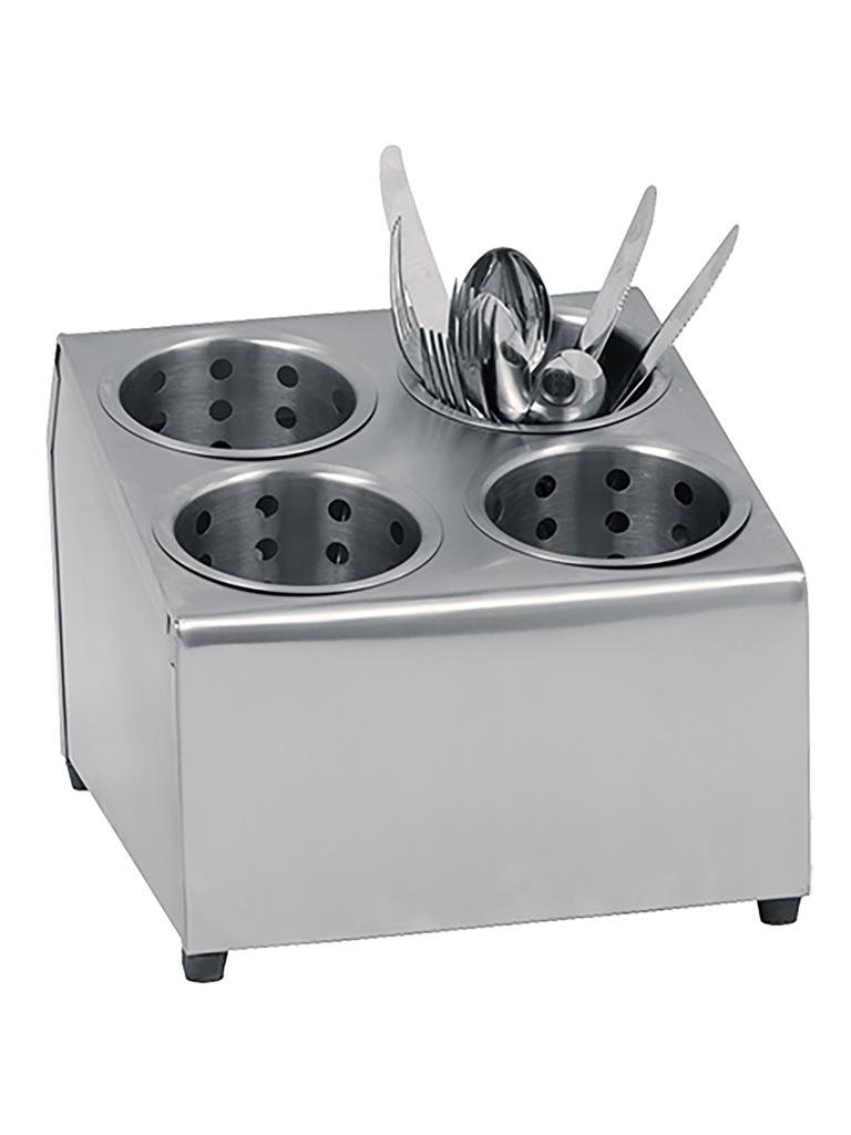Unité de distribution de couverts - H 22,2 x 30 x 25,5 CM - 1,68 KG - Inox - 705090