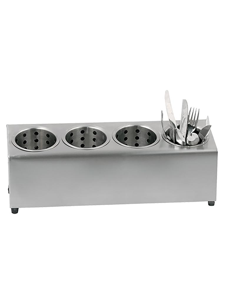 Unité de distribution de couverts - H 18 x 49 x 17,5 CM - 1,7 KG - Inox - 705092