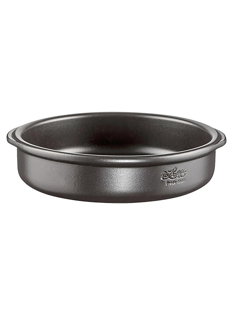 Cocotte - H 7 CM - 1,5 KG - Ø28 CM - Faïence - Noir - 2 Litre - Regas - 540013