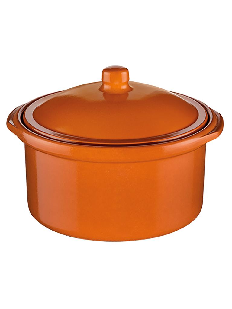 Cocotte - H 8.5 CM - 1 KG - Ø17 CM - Faïence - Terre Cuite - 1.15 Litre - Regas - 540121