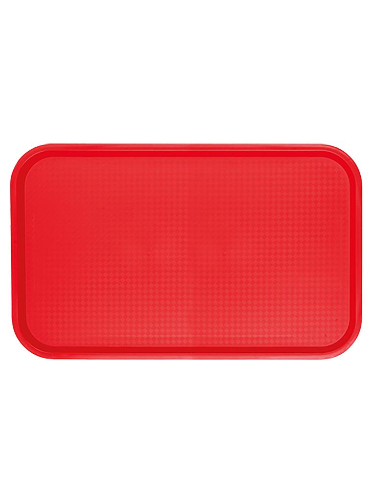 Plateau - 1/1 GN - H 2 x 53 x 32,5 CM - Polypropylène - Rouge - Caterchef - 430172