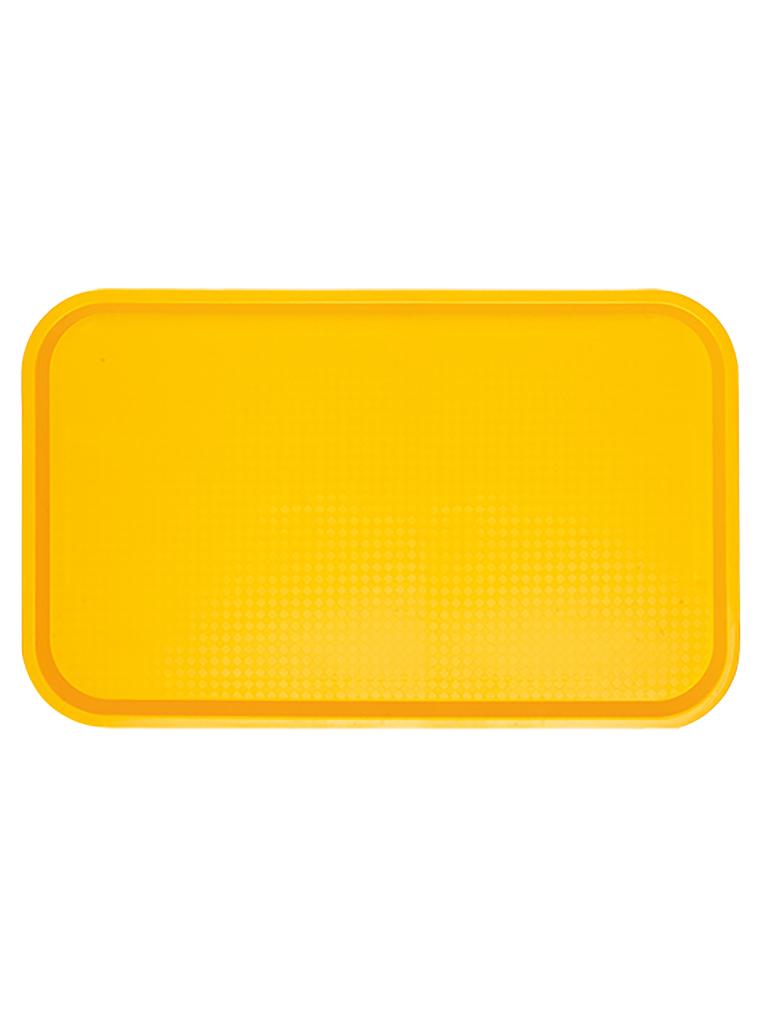 Plateau - 1/1 GN - H 2 x 52 x 32,5 CM - Polypropylène - Jaune - Caterchef - 430173