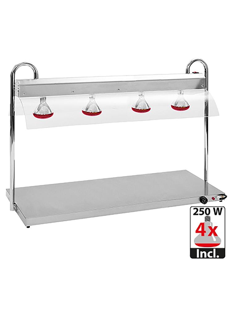 Plaque chauffante M/Brug - H 83.1 x 135.6 x 55.3 CM - 35 KG - 220 - 240 V - 2500 W - Inox - +30°C / +90°C - 710400