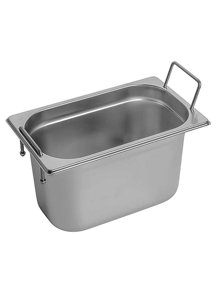 Bac gastronorme - GN 1/4 - 3,8 Litre - H 15 x 26,5 x 16,2 CM - Inox - Caterchef - 953462