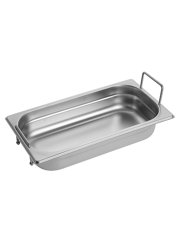 Bac gastronorme - 1/3 GN - 2,4 Litre - H 6,5 x 32,5 x 17,6 CM - Inox - Caterchef - 953454