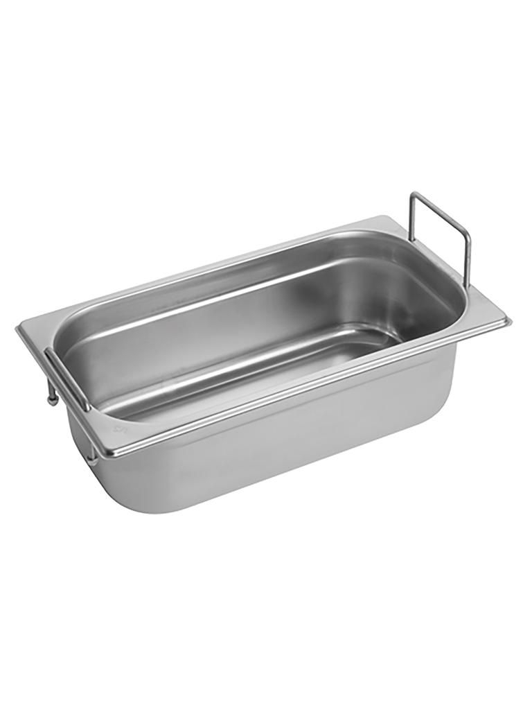 Bac gastronorme - GN 1/3 - 3,5 Litre - H 10 x 32,5 x 17,6 CM - Inox - Caterchef - 953453