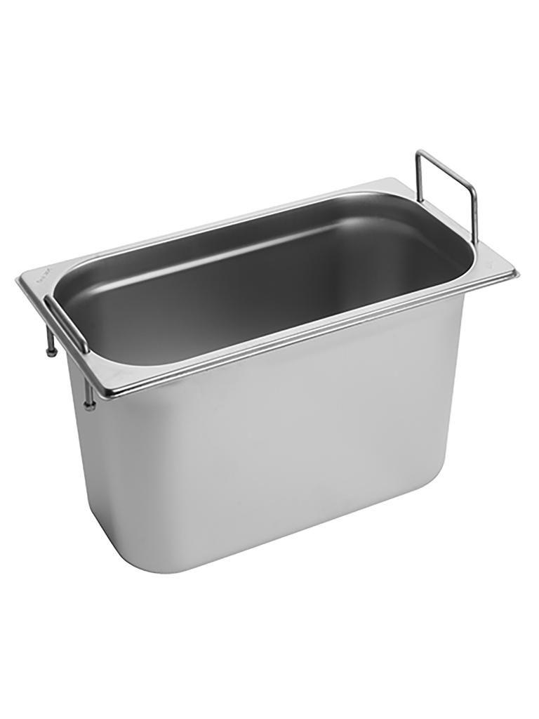 Bac gastronorme - 1/3 GN - 7,2 Litre - H 20 x 32,5 x 17,6 CM - Inox - Caterchef - 953451