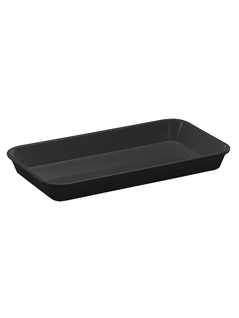 Plateau à viande - H 3,5 x 29 x 16 CM - 0,2 KG - Mélamine - Noir - WACA - 937651