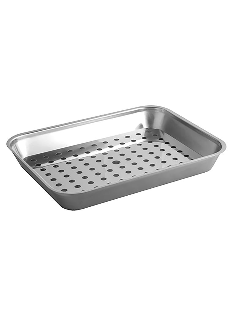Lèchefrite/égouttoir - H 5,5 x 41 x 31 CM - 1,28 KG - Inox 18/08 - 953602