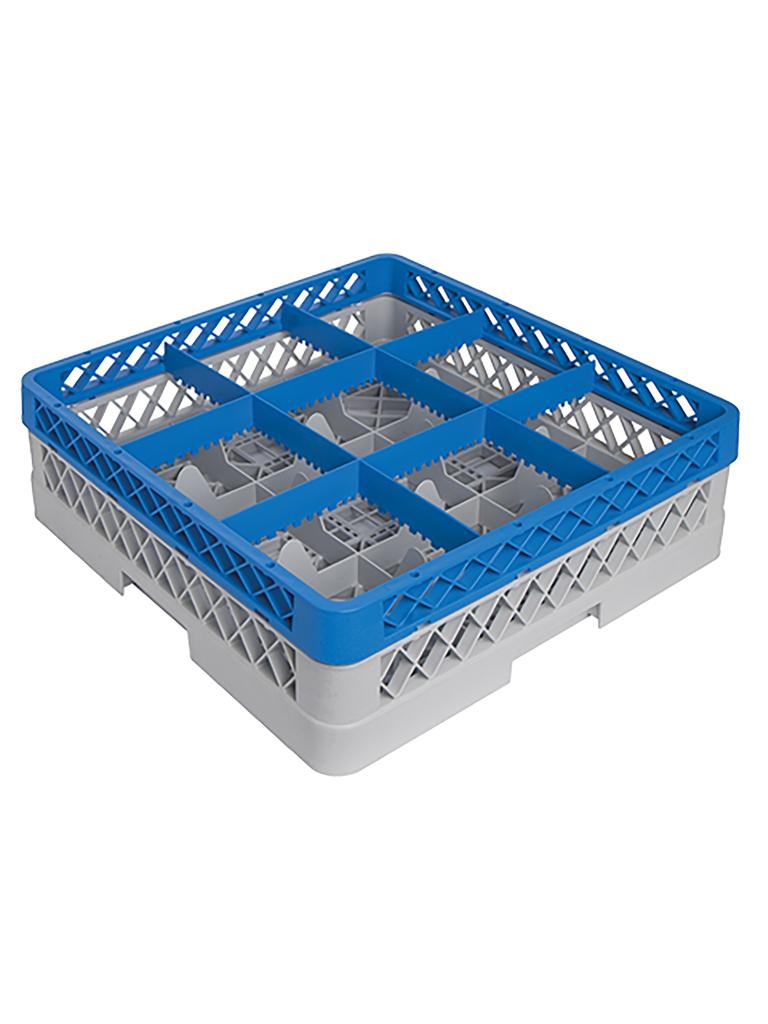Corbeille à verres sur pied - H 14 x 50 x 50 CM - 0,01 KG - Polypropylène - Corbeille à verres sur pied - CaterRacks - CR0921