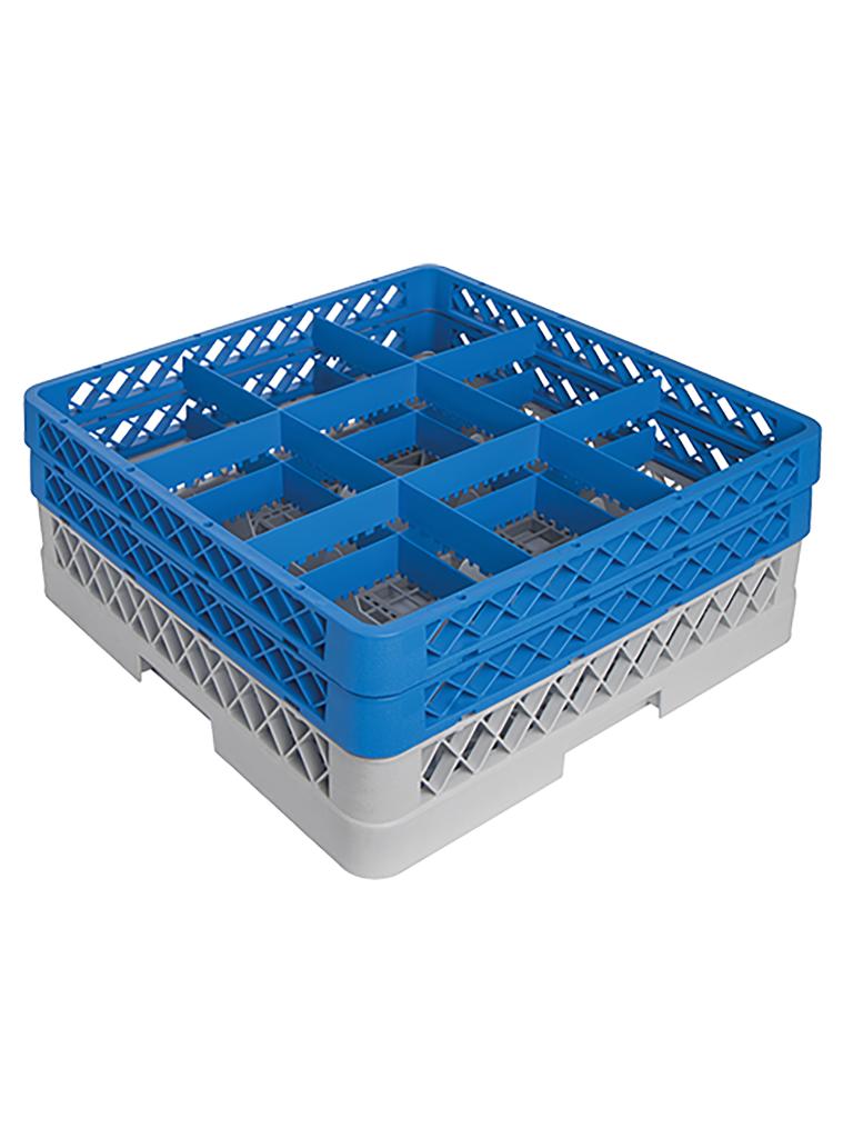 Corbeille à verres sur pied - H 18 x 50 x 50 CM - 0,01 KG - Polypropylène - Corbeille à verres sur pied - CaterRacks - CR0922