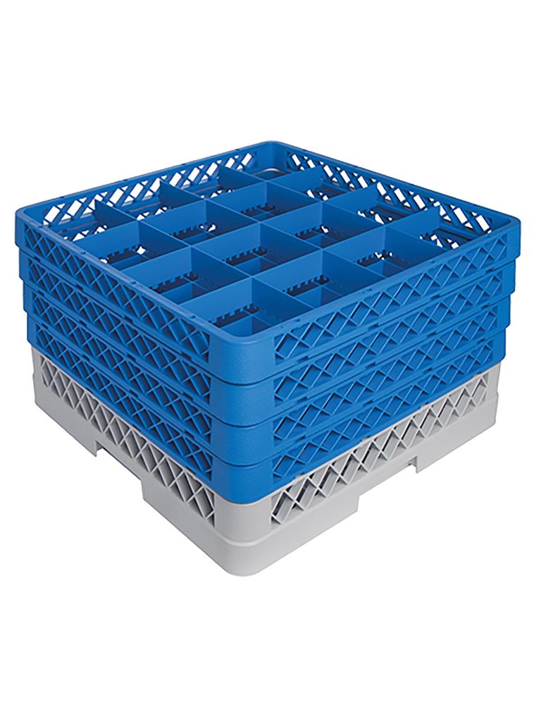 Corbeille à verres sur pied - H 26 x 50 x 50 CM - 0,01 KG - Polypropylène - Corbeille à verres sur pied - CaterRacks - CR1624