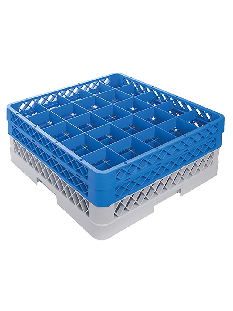 Corbeille à verres sur pied - H 18 x 50 x 50 CM - 0,01 KG - Polypropylène - Corbeille à verres sur pied - CaterRacks - CR2522