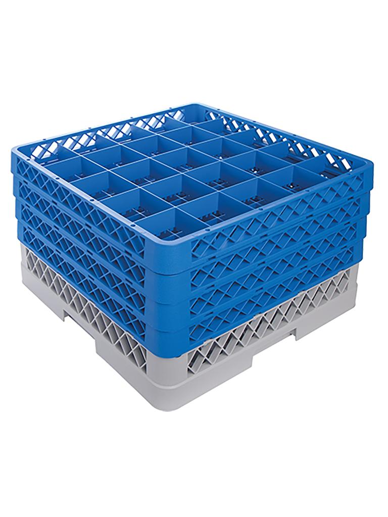 Corbeille à verres sur pied - H 26 x 50 x 50 CM - 0,01 KG - Polypropylène - Corbeille à verres sur pied - CaterRacks - CR2524