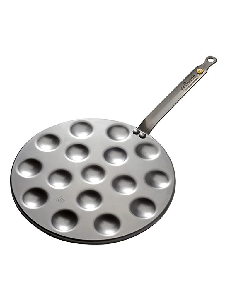 Poêle Poffertjes - H 8.65 CM - 1.125 KG - Ø27 CM - Tôle - De Buyer - 001216