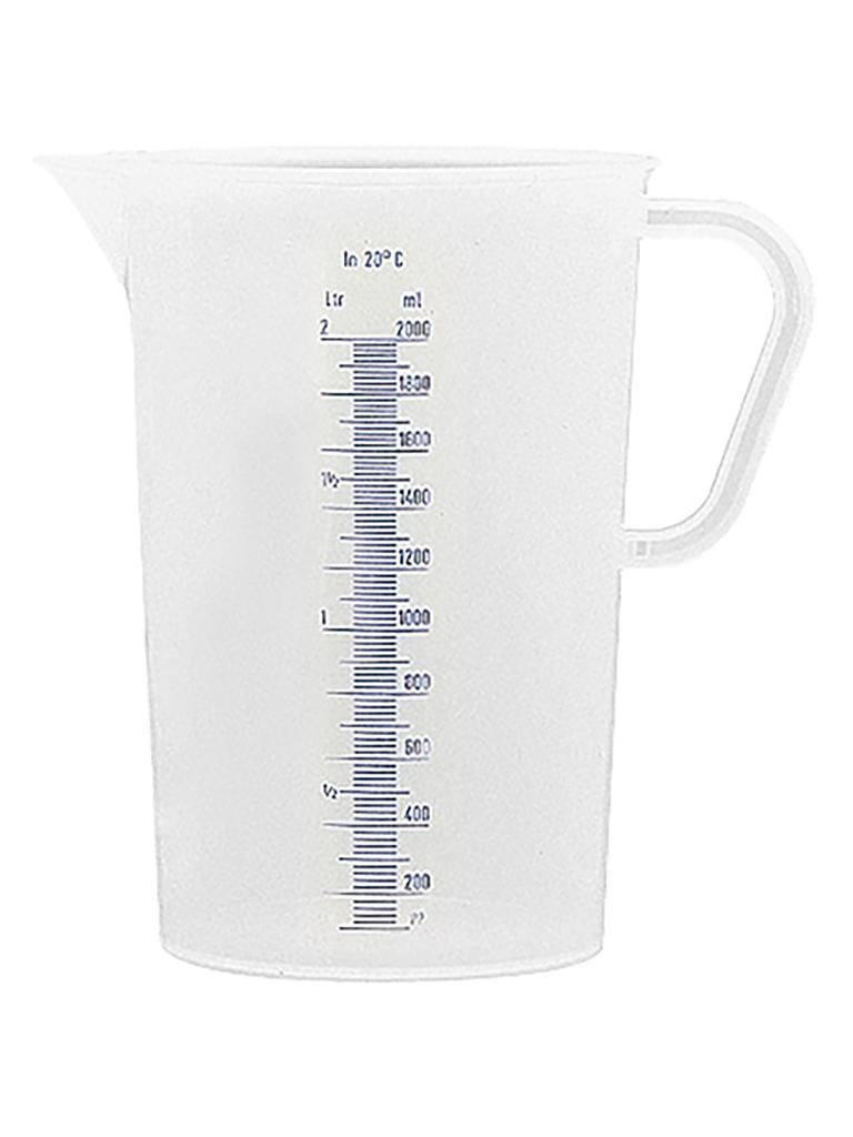 Gobelet doseur - H 20.5 CM - 0.19 KG - Ø15 CM - Polypropylène - Transparent - 2 Litre - 027003