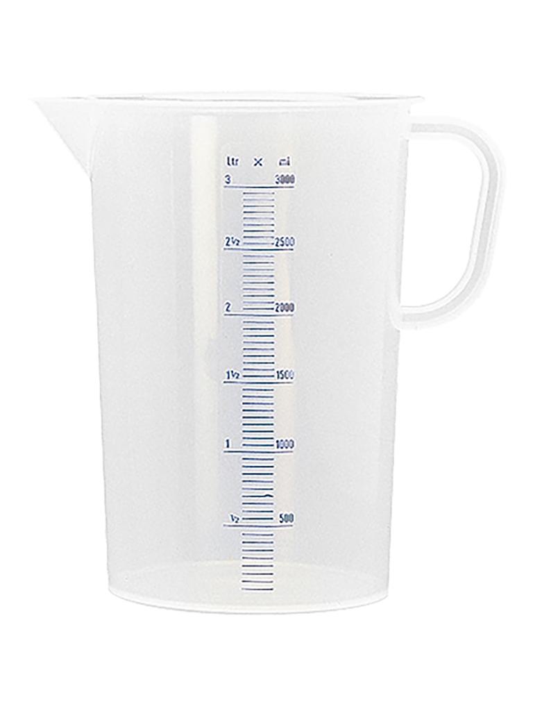 Gobelet doseur - H 23,5 CM - 0,3 KG - Ø17 CM - Polypropylène - Transparent - 3 Litres - 027004