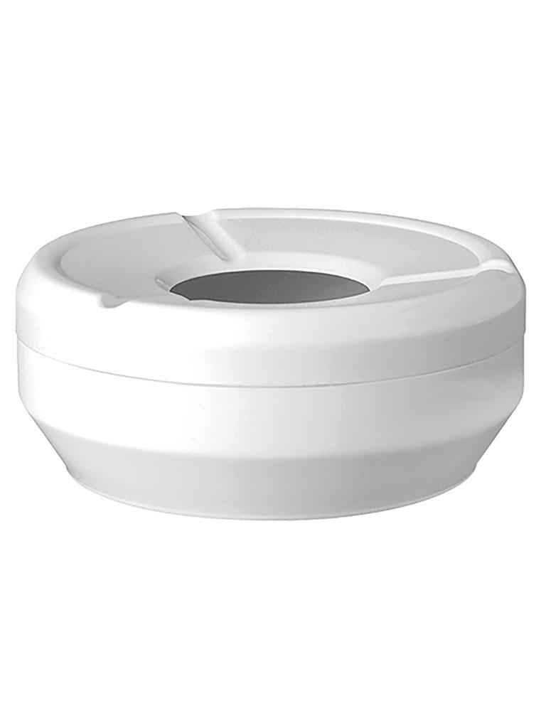 Cendrier Terrasse - H 4,5 CM - 0,167 KG - Ø12 CM - Mélamine - Blanc - 130116