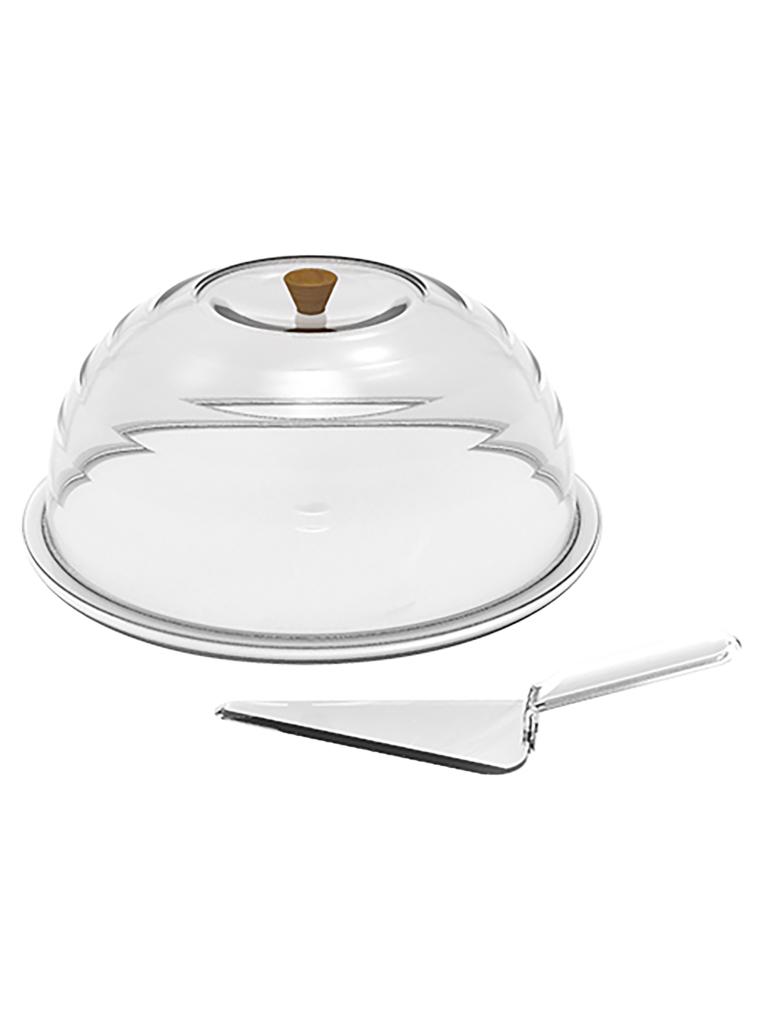 Présentoir à gâteaux - H 16 CM - 0,91 KG - Ø34 CM - Plastique - 245050