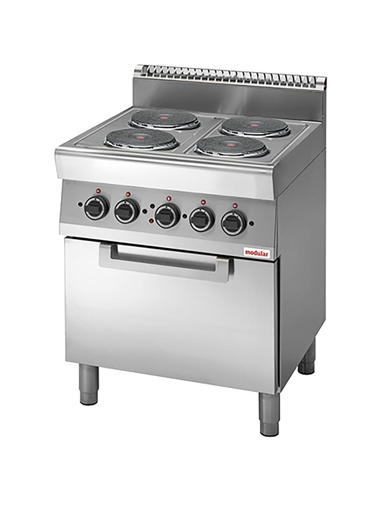 Réchaud - H 85 x 70 x 70 CM - 74 KG - 380 - 415 - Sans - Prise V - 14360 W - Inox - +150°C / +300°C - Modulaire - 316715