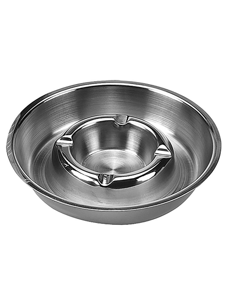 Cendrier - 0,2 KG - Ø14 CM - Inox - 857001
