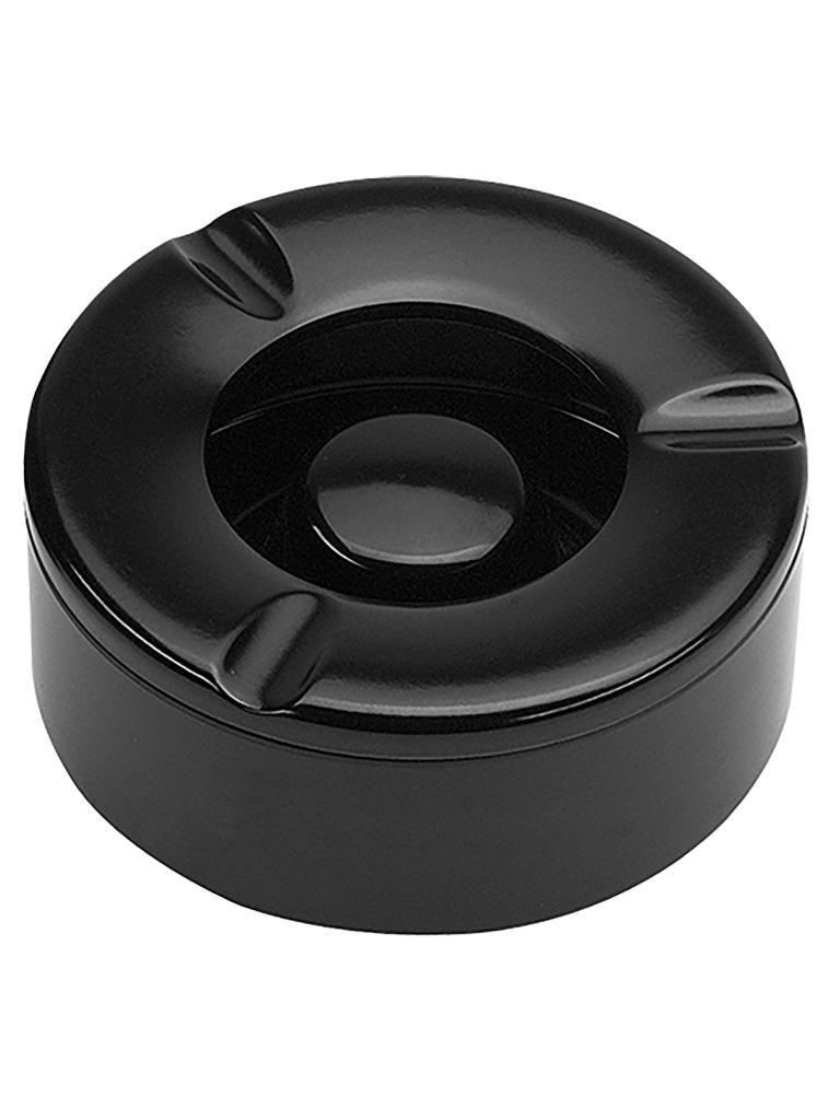 Cendrier Terrasse - H 4,3 CM - 0,1 KG - Ø10 CM - Mélamine - Noir - WACA - 937185