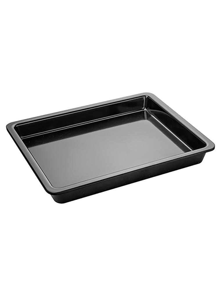 Bac gastronorme - 1/2 GN - H 4 x 32,5 x 26,5 CM - Mélamine - Noir - -20°C / +120°C - 060422