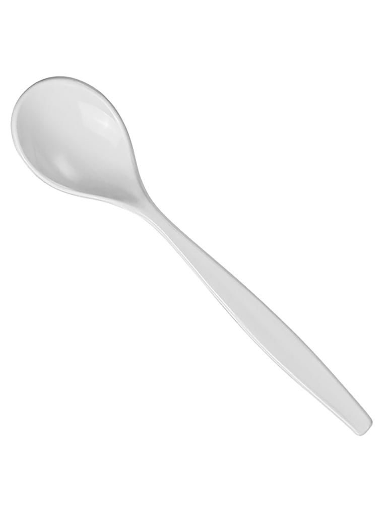 Cuillère à café - 0,1 KG - 16 CM - Styrène-Acrylonitrile (San) - Blanc - WACA - 937151