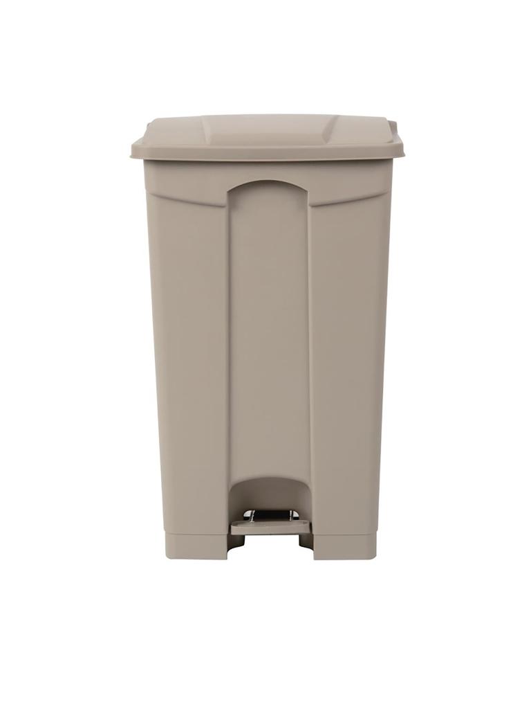 Poubelle à pédale - 87 Litres - H 82 x 49,5 x 40 CM - Polypropylène - Jantex - GH639