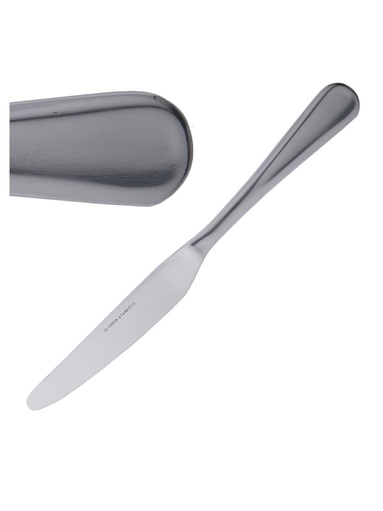 Couteau de table - 12 pièces - H 24 x 24 CM - Inox - Olympia - CB626