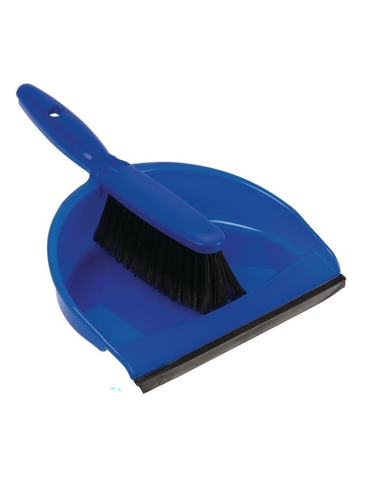 Pelle et brosse - Bleu - H 25 x 26 x 34 CM - Plastique - Jantex - CC932