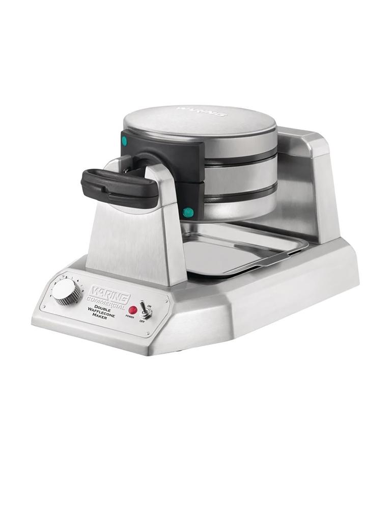 Gaufrier cornet de glace - H 25,4 x 28 x 43,2 CM - 230 V - Waring - CK361