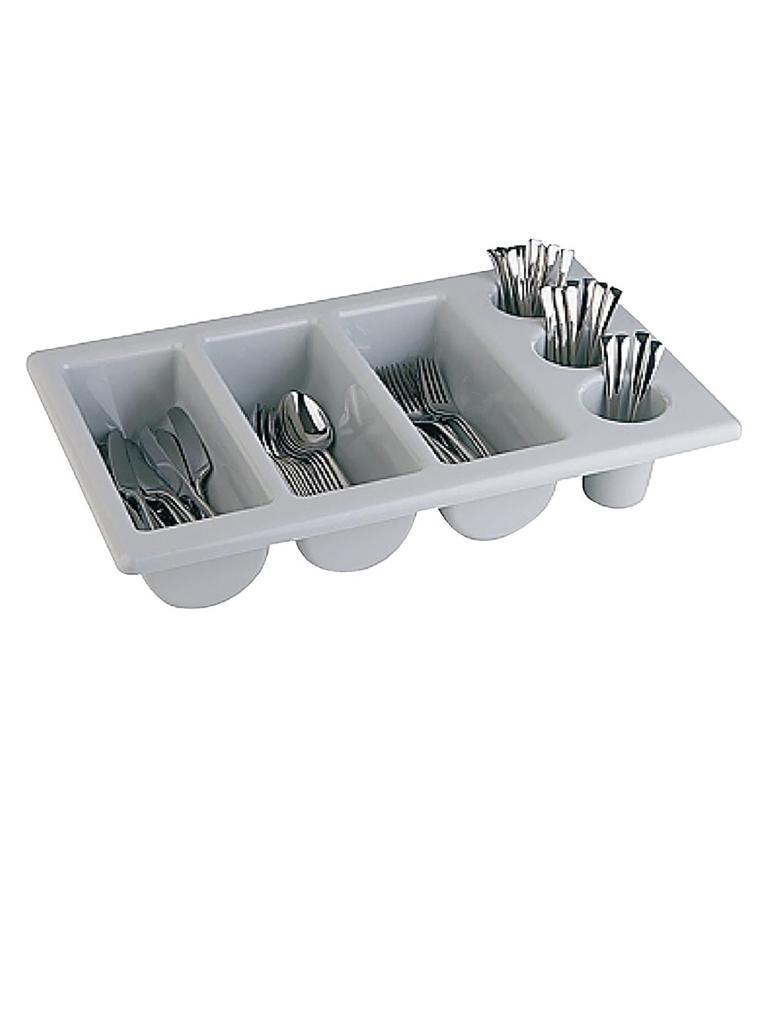 Range couverts - Blanc - H 10 x 32.5 x 53 CM - APS - CB675