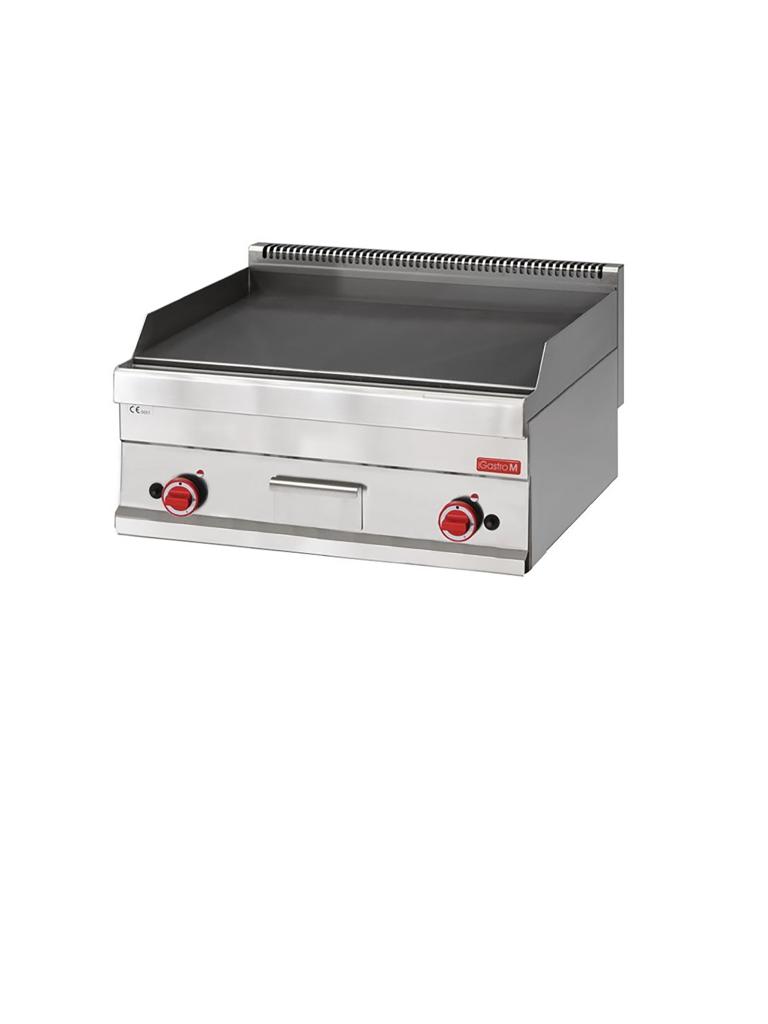 Plancha - Ligne 650 - Gaz - Striée - H 28 x 70 x 65 CM - 11,4 kW - Inox - Gastro M - GN059