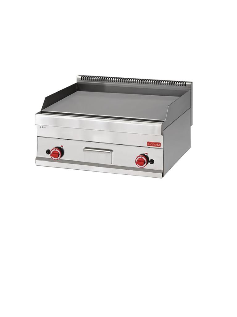 Plancha - Ligne 650 - Gaz - Chrome - H 28 x 70 x 65 CM - 11,4 kW - Inox - Gastro M - GN060
