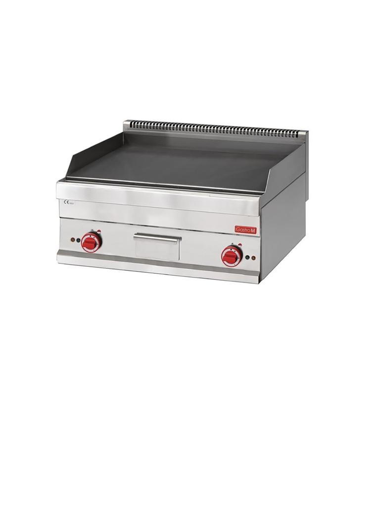Plancha - Ligne 650 - Electrique - H 28 x 70 x 65 CM - 9 kW - 400 V - Inox - Gastro M - GL918