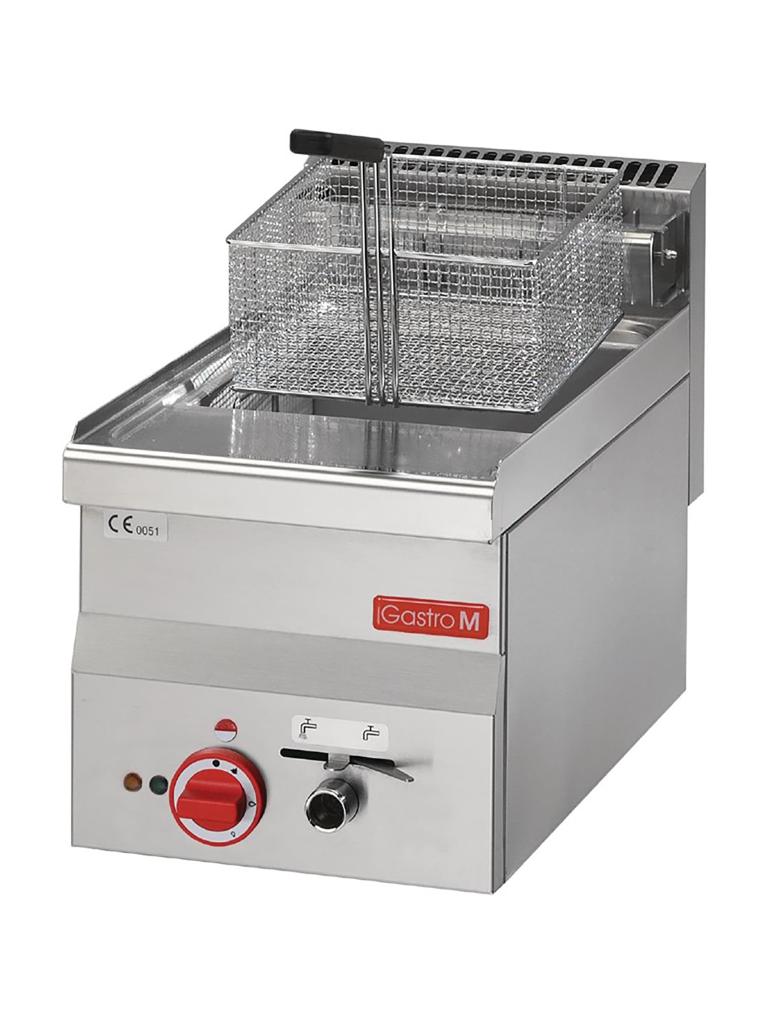 Friteuse - Ligne 600 - Electrique - 10 Litres - H 28 x 30 x 60 CM - 7,5 kW - 400 V - Inox - Gastro M - GL908