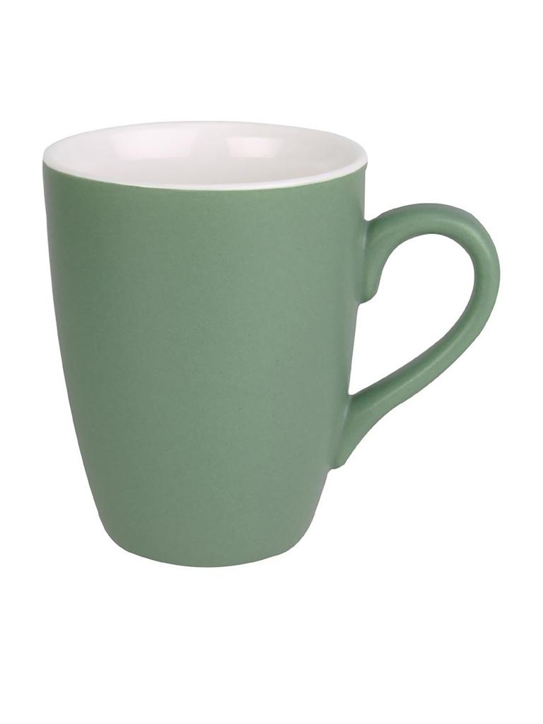Mug - 32 CL - 6 pièces - Vert - Ø 8,2 x H 11 x 11,5 CM - Porcelaine - Olympia - CS044