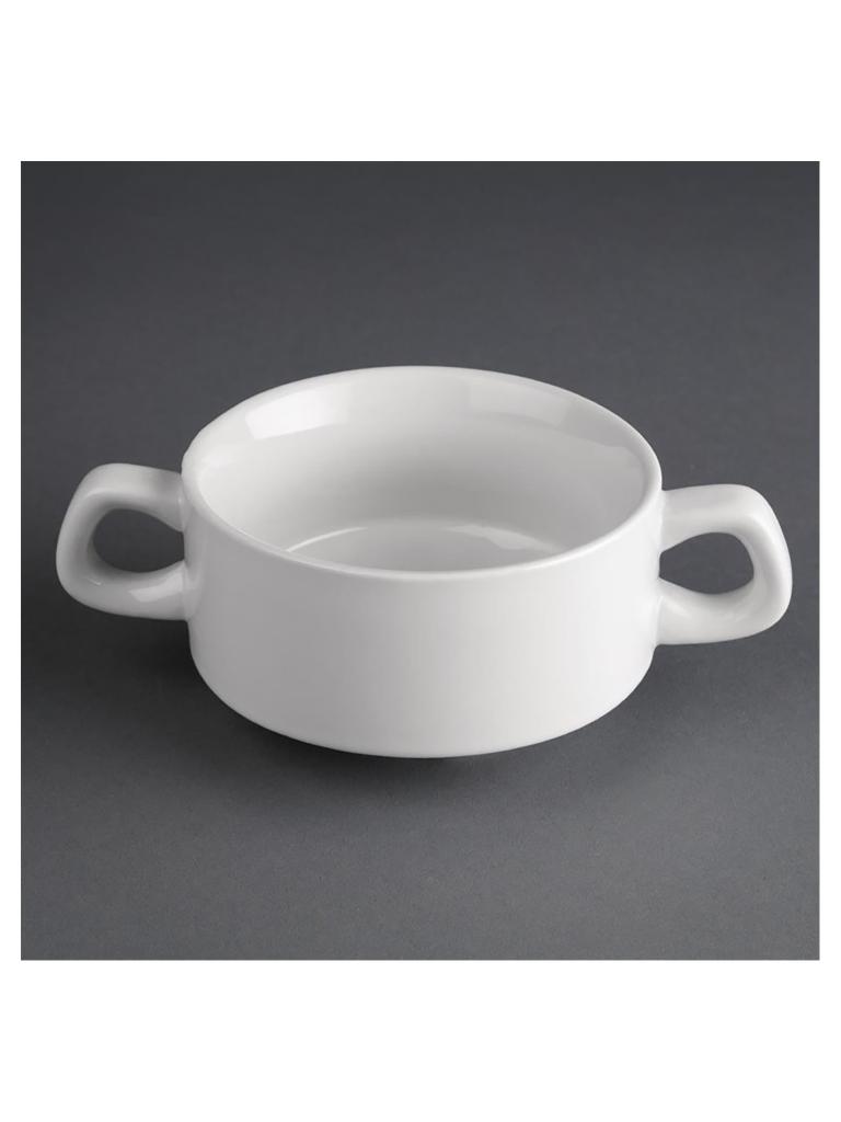 Tasse à soupe - 29 CL - 12 pièces - Ø 10,7 x H 5,7 x 10,7 CM - Porcelaine - Olympia - CF369