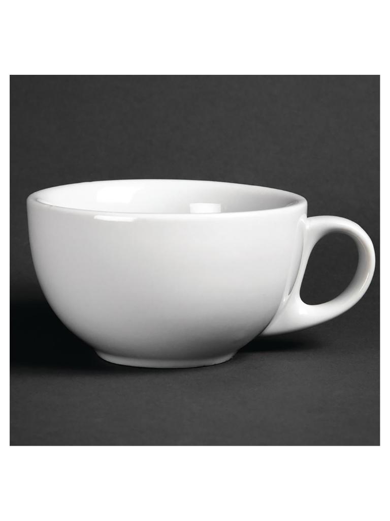 Tasse à cappuccino - 28,5 CL - 12 pièces - H 6,4 x 14,2 x 11 CM - Porcelaine - Olympia - GG870