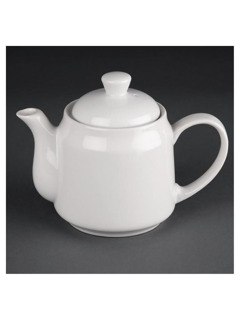 Cafetière/théière - 43 CL - 4 pièces - H 5,7 x 10,7 CM - Porcelaine - Olympia - CC204