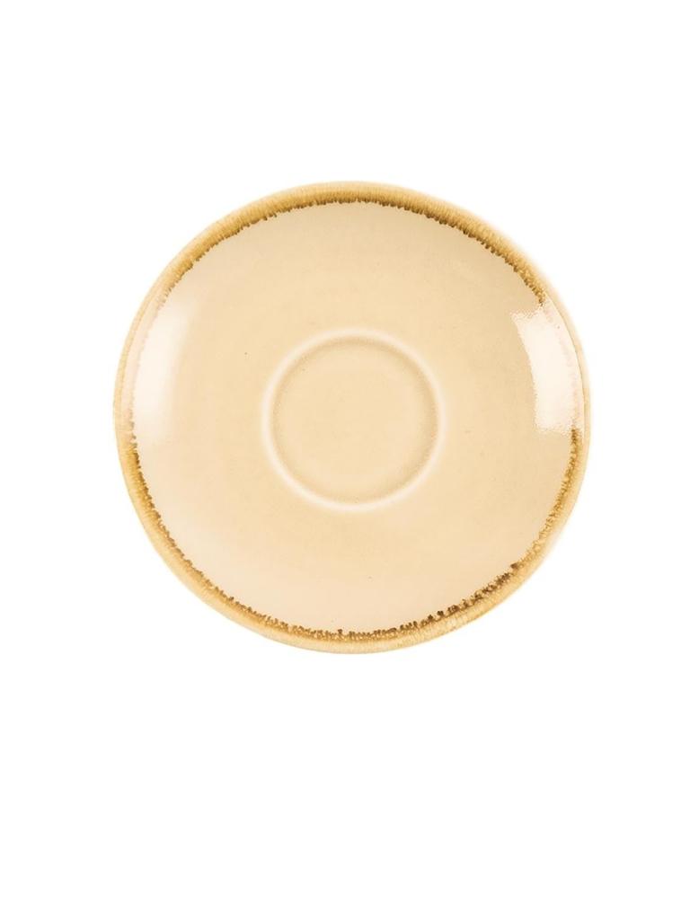 Tasse à expresso soucoupe - 6 pièces - Sable - Ø 11,7 CM - Porcelaine - Olympia - GP329