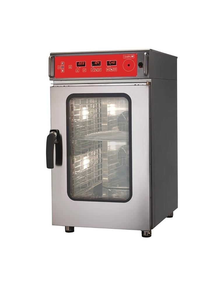 Four mixte - 10 x GN 1/1 - Système de nettoyage - H 101 x 51,7 x 82 CM - Inox - Gastro M - DS471
