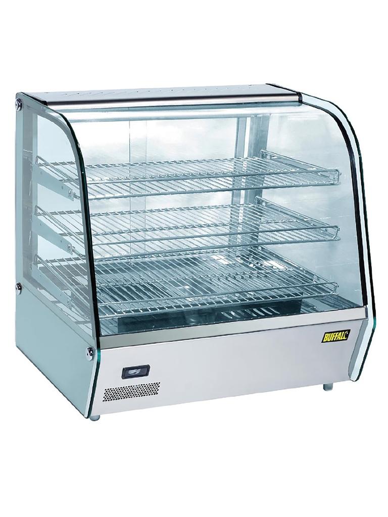 Vitrine chaude - 120 Litres - H 67 x 68,7 x 56,8 CM - 230 V - Buffalo - CD231