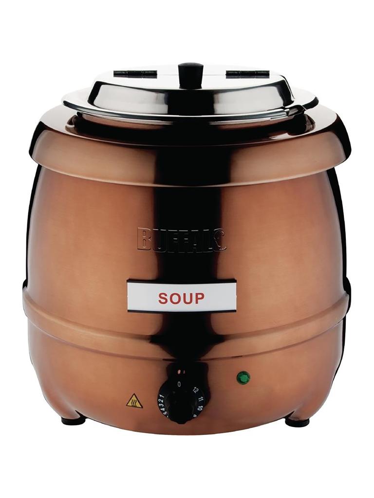 Marmite à soupe - 10 Litres - Ø 33 x H 37,5 CM - 400 W - 230 V - Buffalo - CP851