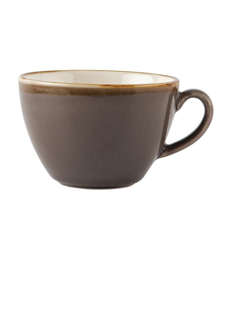 Tasse à cappuccino - 34 CL - 6 pièces - Gris - Ø 10,9 x H 7,2 CM - Porcelaine - Olympia - HC392