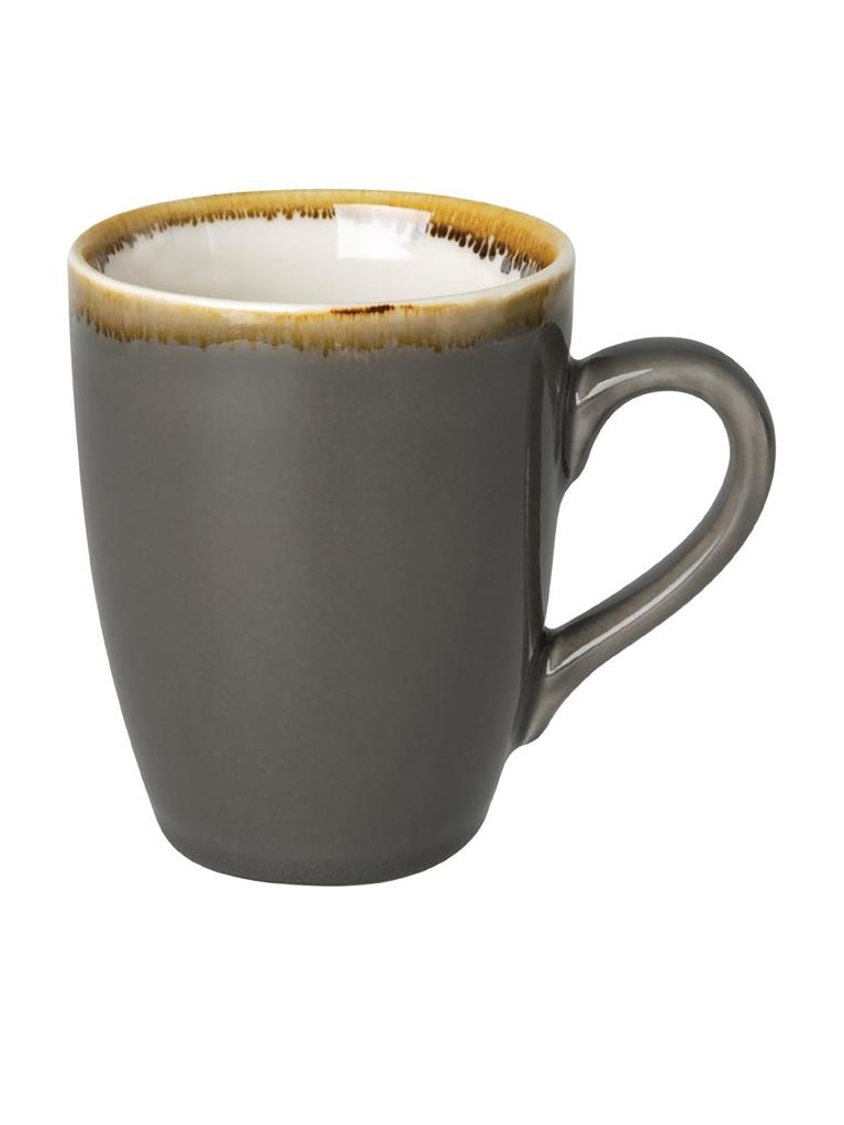 Mug - 34 CL - 6 pièces - Gris - Ø 8,3 x H 10,6 CM - Porcelaine - Olympia - HC394