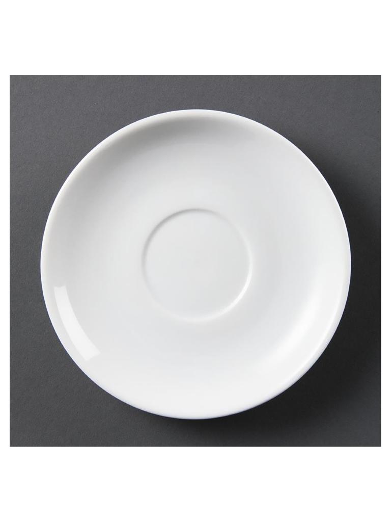 Tasse à thé soucoupe - 12 pièces - H 2,3 CM - Porcelaine - Olympia - CB468